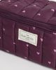 Flat Lay Company The Flat Lay Co. Marshmallow Flat Lay Makeup Box Bag - Chocolate Plum-Brown - 3