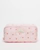 Flat Lay Company The Flat Lay Co. Marshmallow Makeup Bag - Sweet Pink Hearts - 1