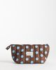 Flat Lay Company The Flat Lay Co. x ASOS Exclusive - Essential Makeup Pouch in Brown + Blue Spots - 1