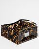 Flat Lay Company The Flat Lay Co. x ASOS EXCLUSIVE Jelly Box Bag in Tortoise Shell-Brown - 3