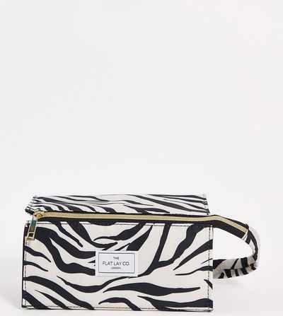 Flat Lay Company The Flat Lay Co. X ASOS Exclusive Open Flat Makeup Box - Zebra Print-No color