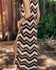 Flat White Longline Crochet Cardigan - 3