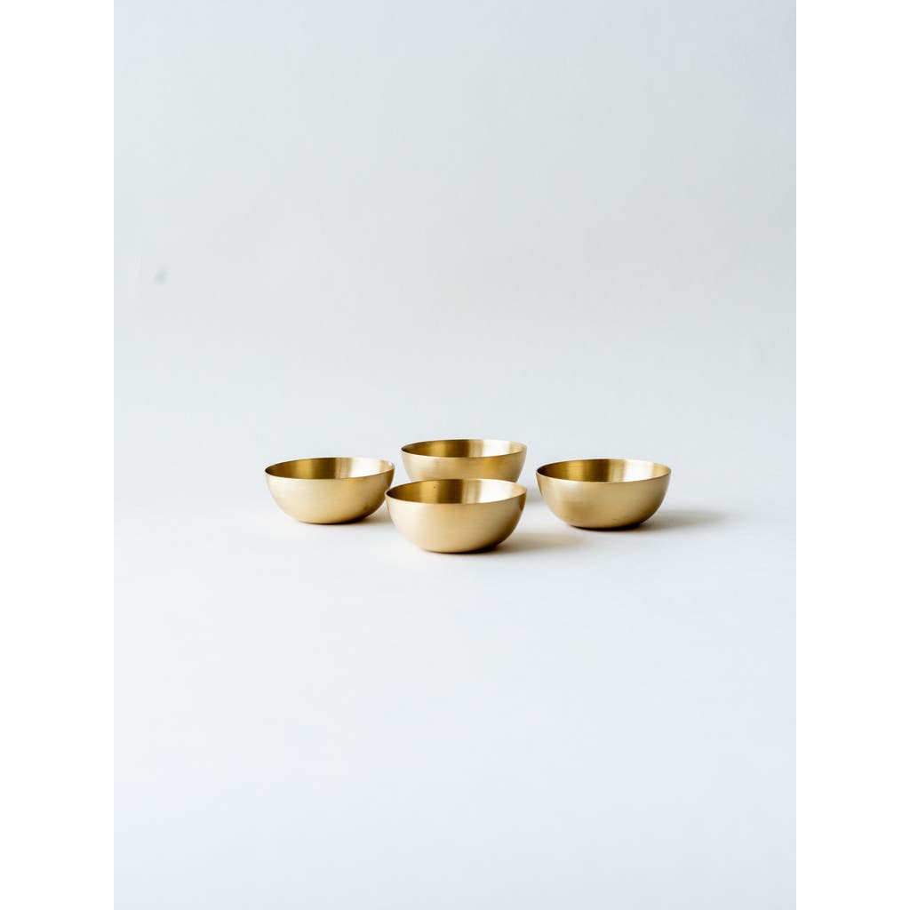 Fleck Fleck Heirloom Brass Dip Bowl - Set of 2 