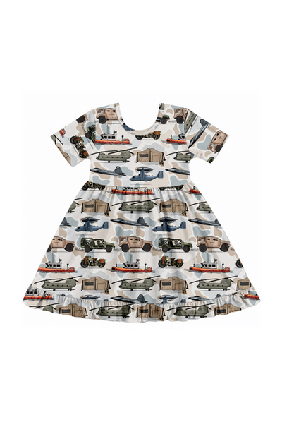 Fletch Fletch Brave 2.0 Shortsleeve Twirl Dress