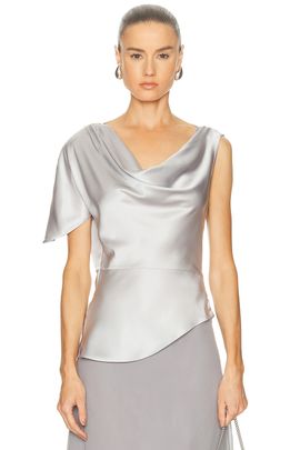 princess polly baby blue dress Rent Asymmetric Cowl-Neck Midi Dres - & Other Stories