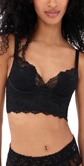 Fleur du Mal Fleur du Mal Bianca Lace Seduce U- Plunge Bra Black