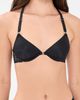 Fleur du Mal Fleur du Mal Bianca Lace Spacer Racerback Bra Black - 2