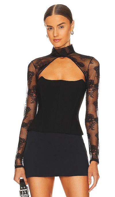 fleur du mal fleur du mal Bouquet Lace Shrug