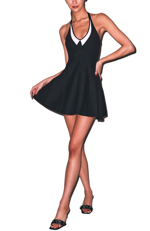 Fleur Du Mal Fleur Du Mal Collier Flared Corset Dress