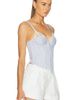 fleur du mal fleur du mal East Hampton Poplin Corset Top - 2