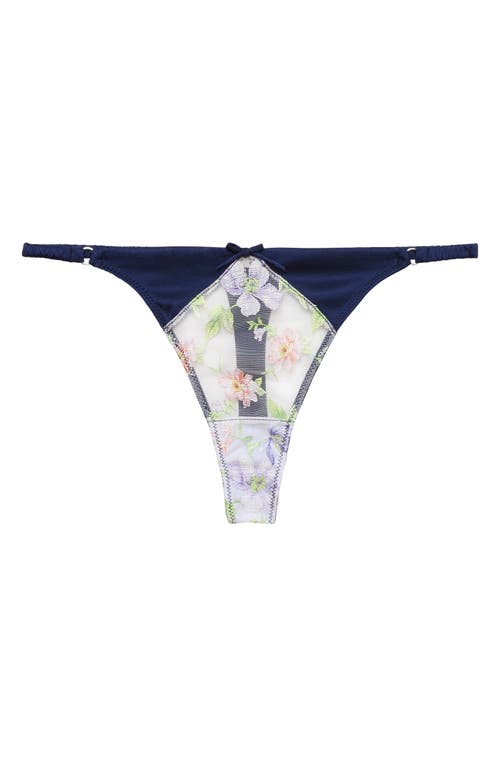 Fleur Du Mal Fleur Du Mal Elara Embroidered Thong