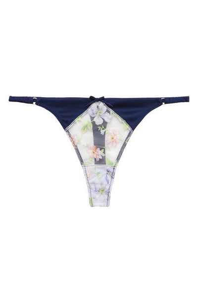 Fleur Du Mal Fleur Du Mal Elara Embroidered Thong