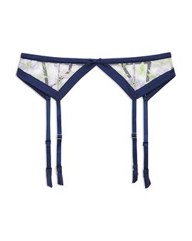 Fleur Du Mal Fleur du Mal Elara Embroidery Garter Belt