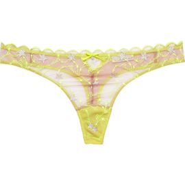 Fleur Du Mal Fleur Du Mal Etoile Embroidered Thong