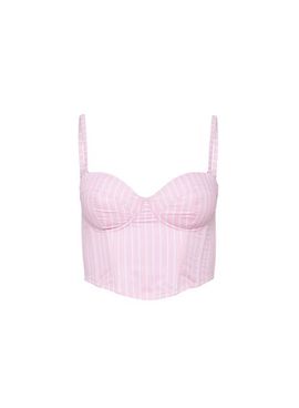 Fleur Du Mal Fleur Du Mal Hampton Poplin Cropped Bustier