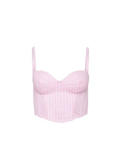 Fleur Du Mal Fleur Du Mal Hampton Poplin Cropped Bustier
