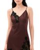 Fleur du Mal Fleur du Mal Juliet Lace Mini Slip COCOA PLUM - 1