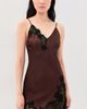 Fleur du Mal Fleur du Mal Juliet Lace Mini Slip COCOA PLUM - 2