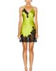 fleur du mal fleur du mal Juliet Lace Mini Slip Dress - 1