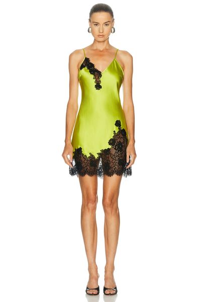 fleur du mal fleur du mal Juliet Lace Mini Slip Dress