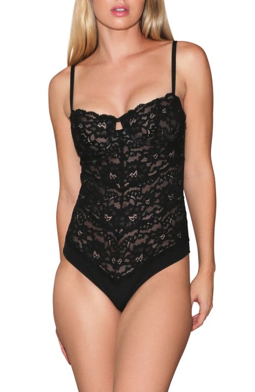 Fleur Du Mal Fleur Du Mal Lace Balconette Bodysuit