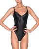 Fleur Du Mal Fleur du Mal Le Stretch Gloss Thong Bodysuit - 2