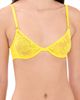Fleur du Mal Fleur du Mal Le Stretch Lace Demi Bra Lemon - 1