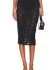 fleur du mal fleur du mal Le Stretch Lace Pencil Skirt - 1