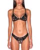 Fleur Du Mal Fleur du Mal Lily Embroidery T Back Racer Triangle Bra - 1