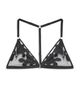 Fleur Du Mal Fleur du Mal Lily Embroidery T Back Racer Triangle Bra - 4