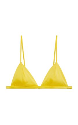 Fleur du Mal Fleur du Mal Luxe StretchSilk Triangle Bra