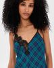 Fleur du Mal Fleur du Mal Navy Tartan Cami Navy Tartan - 2