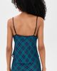 Fleur du Mal Fleur du Mal Navy Tartan Cami Navy Tartan - 3