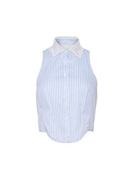Fleur Du Mal Fleur Du Mal Poplin Bib Top