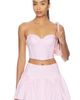 fleur du mal fleur du mal Poplin Cropped Hamptons Bustier - 2