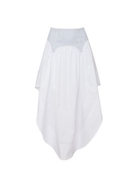 Fleur Du Mal Fleur Du Mal Poplin Garter Skirt