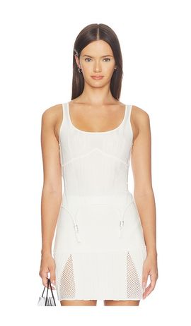 fleur du mal fleur du mal Rib Garter Top