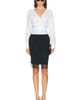 fleur du mal fleur du mal Ruched Poplin Shirt - 4