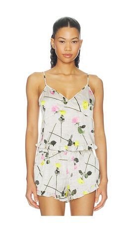 fleur du mal fleur du mal Ruffle Cami Top