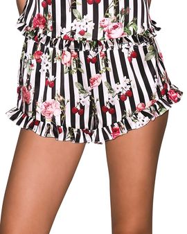 Fleur Du Mal Fleur du Mal Ruffle Hem Shorts