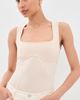 Fleur du Mal Fleur du Mal Scoop Bodysuit Tahini - 2