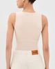 Fleur du Mal Fleur du Mal Scoop Bodysuit Tahini - 3