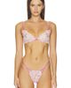 fleur du mal fleur du mal Sequin Hibiscus Demi Bra - 1