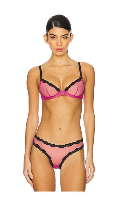 fleur du mal fleur du mal Sheer Tulle Demi Bra