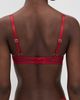 Fleur du Mal Fleur du Mal Sheer Tulle Thong Rouge - 3