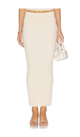 fleur du mal fleur du mal Three Way Rib Skirt