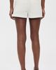 Fleur du Mal Fleur du Mal Tuxedo Shorts Ivory - 3