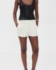 Fleur du Mal Fleur du Mal Tuxedo Shorts Ivory - 5