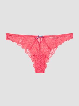 Fleur du Mal Women's Bianca Lace Cheeky Briefs