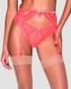 Fleur du Mal Women's Bianca Lace Garter Belt - 4